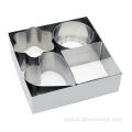 Cake Mold Flower Shape Stainless Steel Cake Cutters With Pusher Supplier